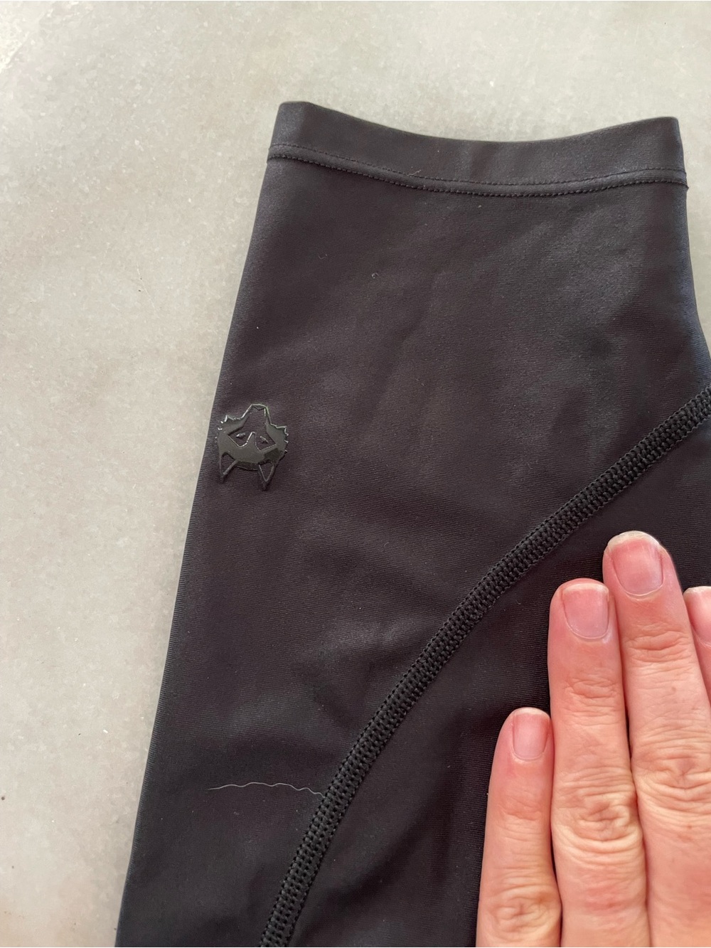 Greyson High-Waist Black shine Leggings size S - Picture 4 of 5